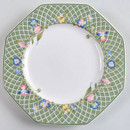 Spring Trellis Salad Plate