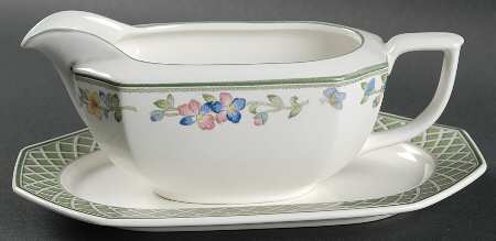 Spring Trellis Gravy Boat & Underplate