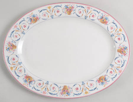 Spring Tribute 14" Oval Serving Platter