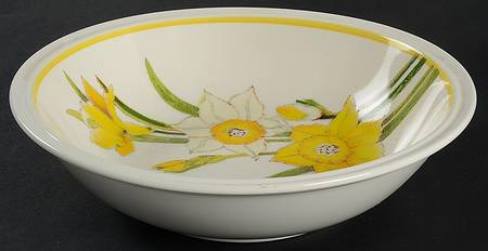 Spring Vista 9" Round Vegetable Bowl