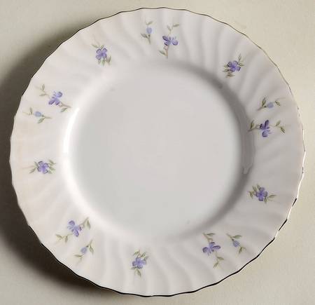 Spring Violet Salad Plate