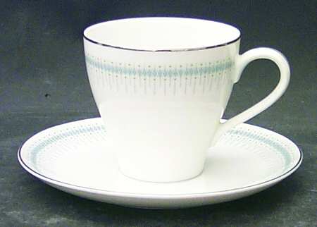 Stardust Flat Cup & Saucer Set