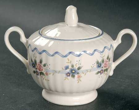 Stratford Blue Sugar Bowl & Lid