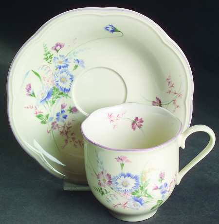 Stephanie Flat Cup & Saucer Set