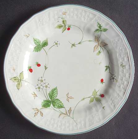 Strawberry Fair Bread & Butter Plate