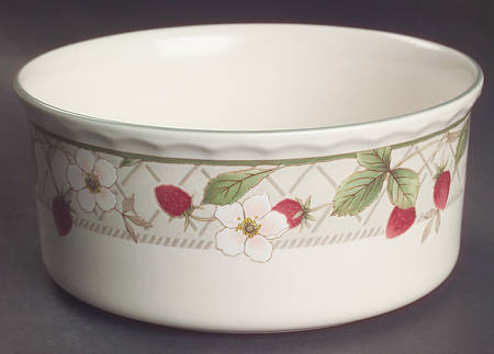 Strawberry Fair 8" Souffle by Mikasa