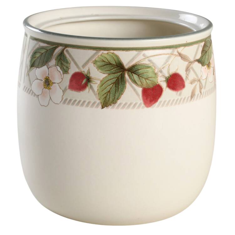 Strawberry Fair Large Canister No Lid