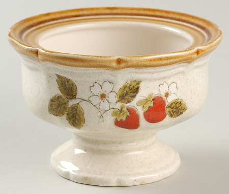 Strawberry Festival Sugar Bowl No Lid