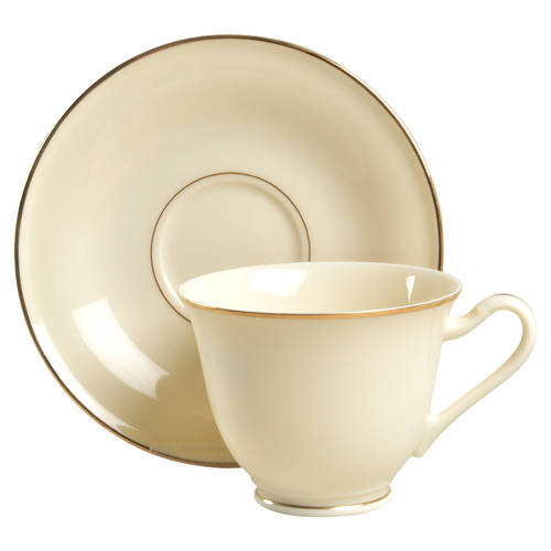 Stanton Gold Footed Cup & Saucer Set