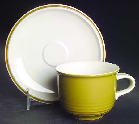 Strawberry Hill Flat Cup & Saucer Set