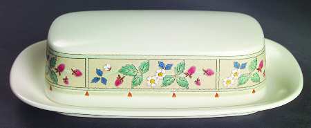 Strawberry Hill 1/4 Lb Covered Butter by Mikasa