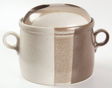 Studio Kiln Bean Pot & Lid