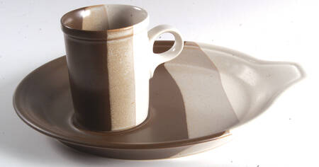 Studio Kiln Snack Plate and Mug Set