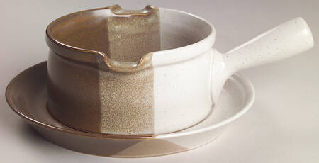 Studio Kiln Gravy Boat & Underplate