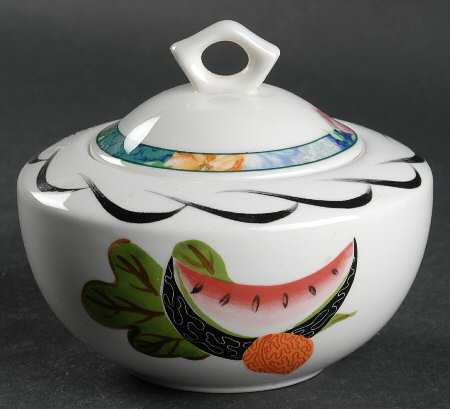 Still Life Sugar Bowl & Lid