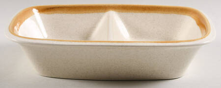 Stone Manor Rectangular Divided Vegetable Bowl