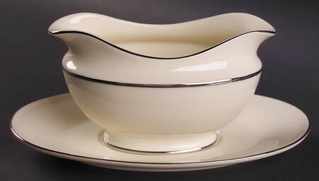 Stanton Platinum Gravy Boat & Underplate