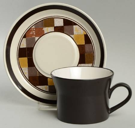Strata Flat Cup & Saucer Set