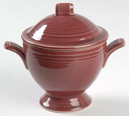 Strawberry Sugar Bowl & Lid