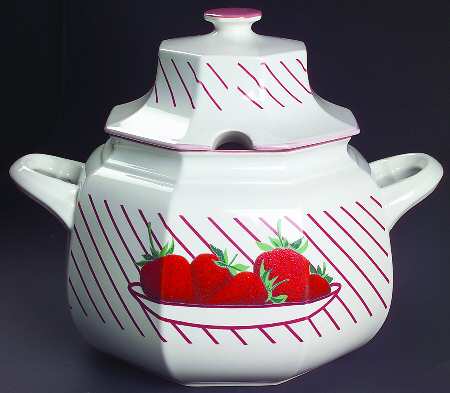 Strawberries Tureen &  Lid