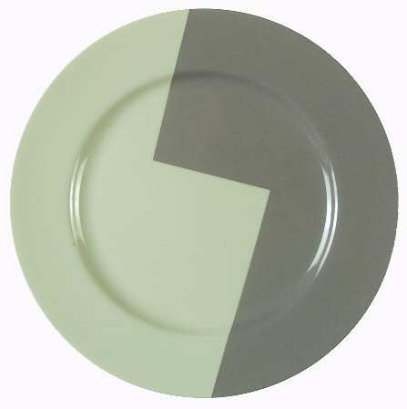 Step Taupe Beige Dinner Plate