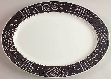 Star Track 15" Oval Serving Platter