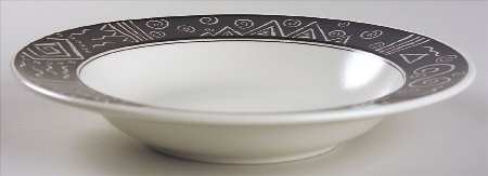 Star Track Large Rim Soup Bowl