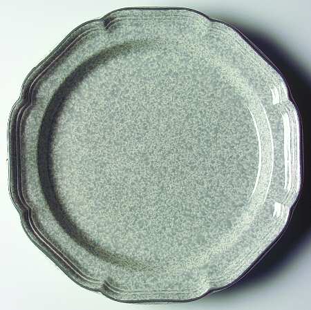 Stone Works Gray Dinner Plate