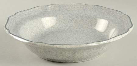 Stone Works Gray Rim Soup Bowl