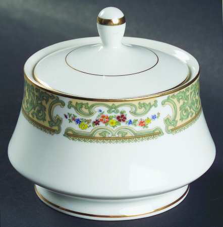 Summer Bouquet Sugar Bowl & Lid