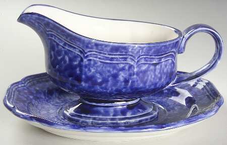 Sundown Blue Gravy Boat & Underplate