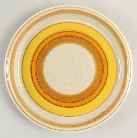 Sun Circles Salad Plate