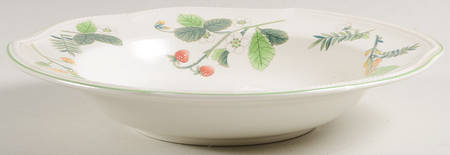 Summer Essence Large Rim Soup Bowl