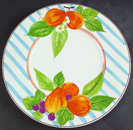 Sunshine Harvest 12" Chop Plate (Round Platter)