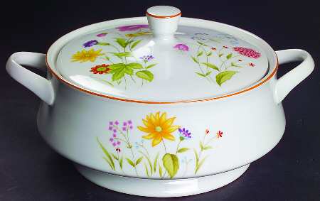 Summer Melody Round Covered Vegetable