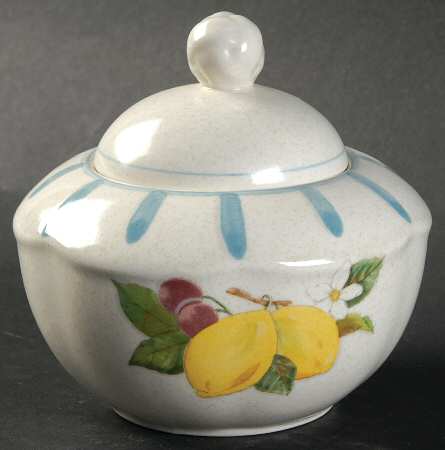 Sunshine Medley Sugar Bowl & Lid