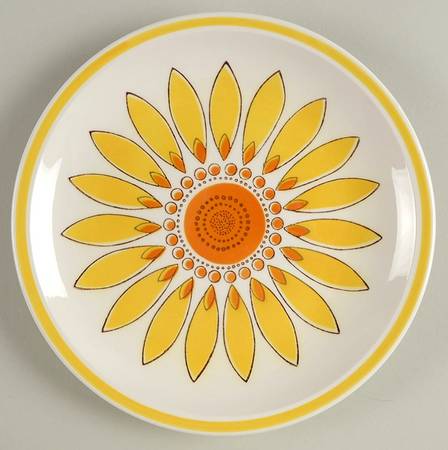 Sunburst Salad Plate