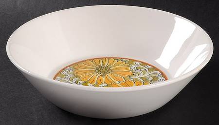 Sunflower 8" Round Vegetable Bowl