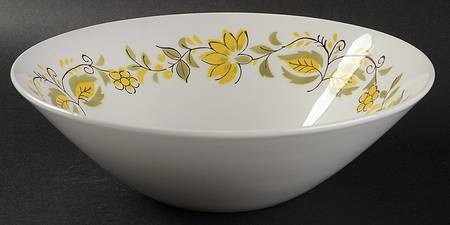 Sunflower 9" Round Vegetable Bowl