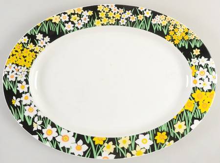 Summer Night 15" Oval Serving Platter