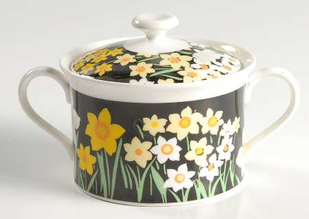 Summer Night Sugar Bowl & Lid