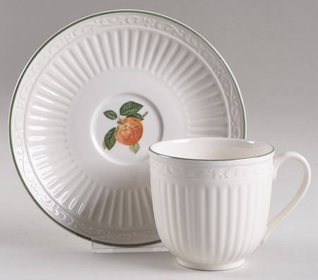 Summer Poetry Footed Cup & Saucer Set