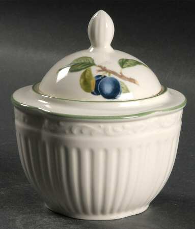 Summer Poetry Sugar Bowl & Lid