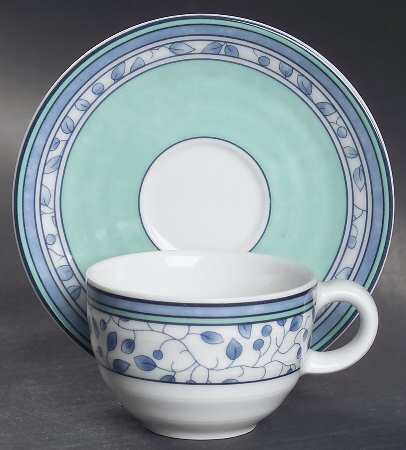 Susanne Flat Demitasse Cup & Saucer Set