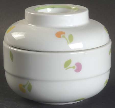 Summer Scene Sugar Bowl & Lid