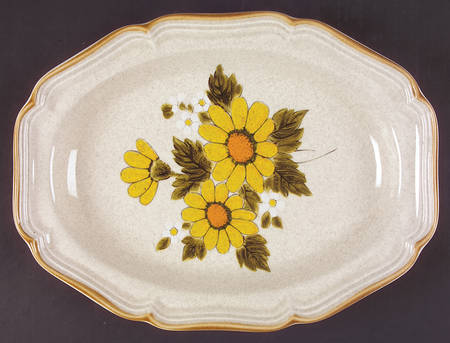 Sunny Side 14" Oval Serving Platter