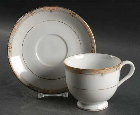 Sussex Footed Cup & Saucer Set
