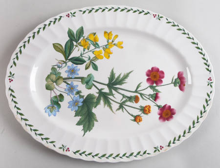 Summer Symphony 14" Oval Serving Platter by Mikasa