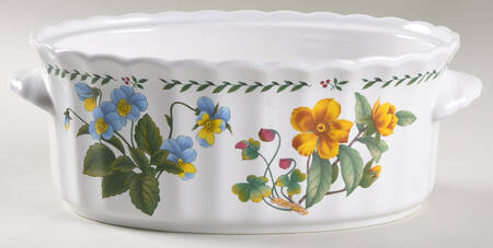 Summer Symphony 1.5 Quart Oval Covered Casserole No Lid