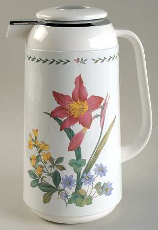 Summer Symphony Plastic Thermos/Carafe & Lid